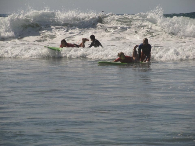 Clases de surf  para gente que no sabes nadar